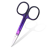 1Pcs Eyebrow Scissor Stainless Steel Eyelash Trimmer Facial Nose Hair Remover Manicure Nail Cuticle Beauty Scissors Makeup Tools
